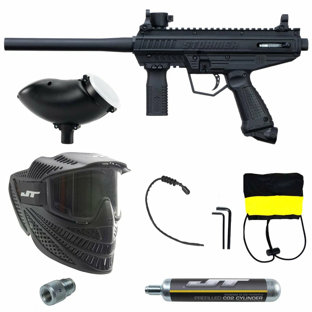 Markers Tippmann Stormer Basic Power Pack | Paintball Gun, Goggle, Hopper Kit