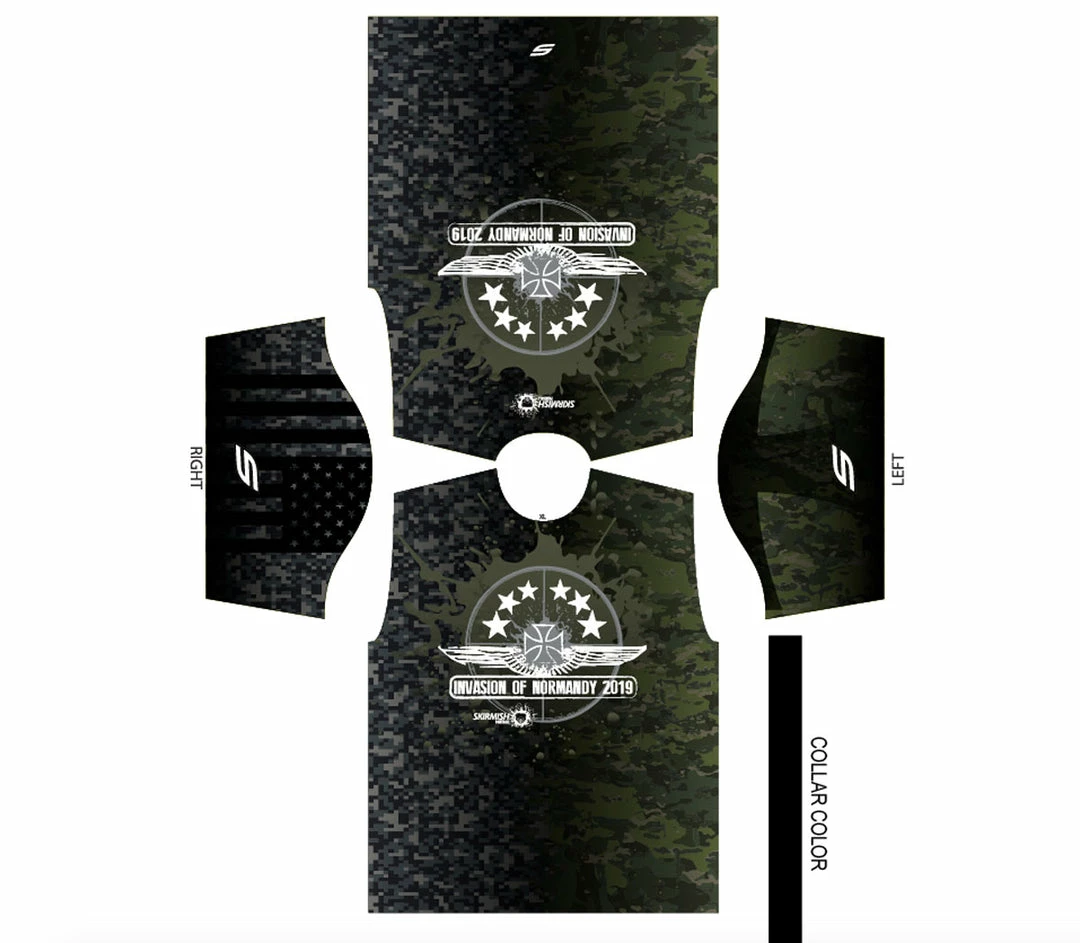 Social Paintball 2019 Skirmish Invasion Of Normandy (ION) Custom Event Grit Shirt
