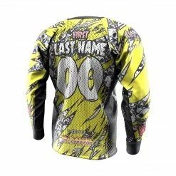 Social Paintball 2020 Michigan Monster Game Custom Event SMPL Jersey, Yellow Team