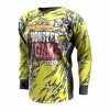 Social Paintball 2020 Michigan Monster Game Custom Event SMPL Jersey, Yellow Team