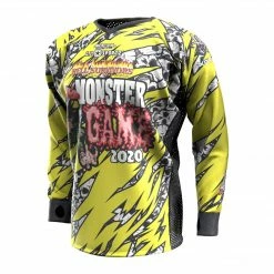 Social Paintball 2020 Michigan Monster Game Custom Event SMPL Jersey, Yellow Team