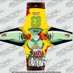 Social Paintball 2021 Michigan Monster Game Custom Event SMPL Jersey, Yellow Team