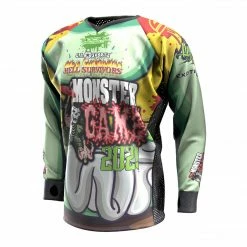 Social Paintball 2021 Michigan Monster Game Custom Event SMPL Jersey, Yellow Team