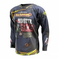 Social Paintball 2022 Michigan Monster Game Custom Event SMPL Jersey, Yellow Team