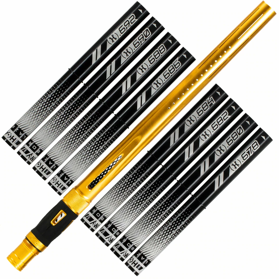 HK Army LAZR BARREL KIT - DUST GOLD - BLACK INSERTS - COCKER THREADS