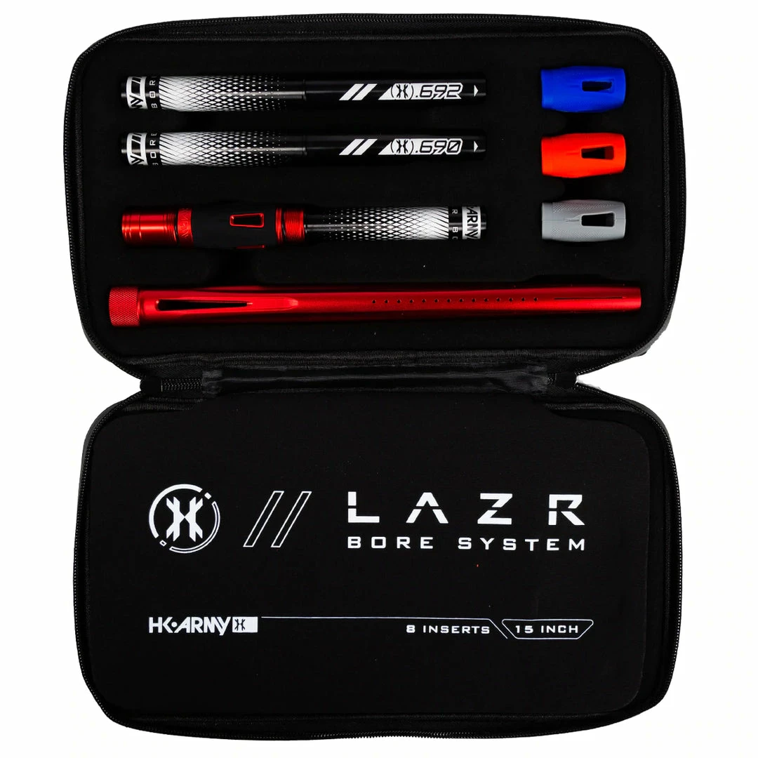 HK Army LAZR BARREL KIT - DUST RED - BLACK INSERTS - COCKER THREADS