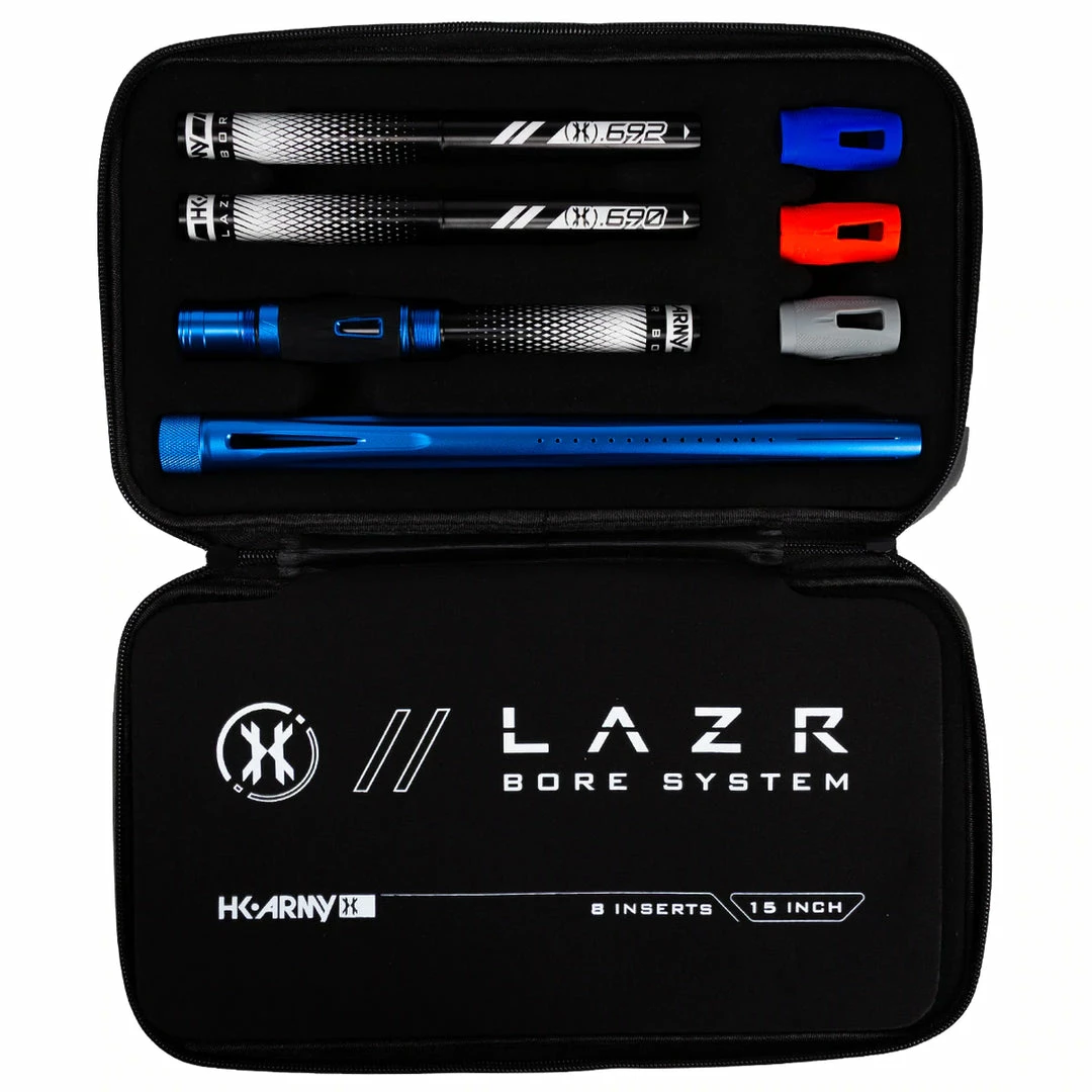 HK Army LAZR BARREL KIT - DUST BLUE - BLACK INSERTS - COCKER THREADS