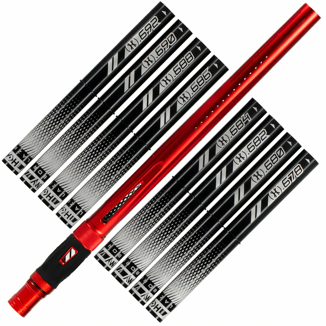 HK Army LAZR BARREL KIT - DUST RED - BLACK INSERTS - COCKER THREADS