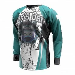 Social Paintball Fox’s Den Unpadded SMPL Jersey, Connecticut Teal