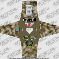 Social Paintball Fox’s Den Unpadded SMPL Jersey, Forest Camo