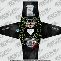 Social Paintball Fox’s Den Unpadded SMPL Jersey, Texas Black Slime