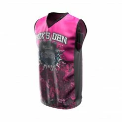 Social Paintball Fox’s Den Sleeveless Jersey, Attack Pink
