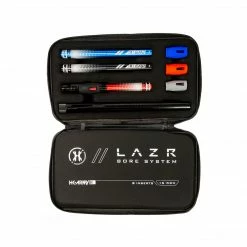 HK Army LAZR BARREL KIT - POLISH BLACK - COLORED INSERTS - LUXE THREADS