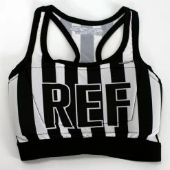 Valken Grit Women’s Racerback Padded Sports Bra, Zebra Ref