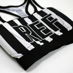 Valken Grit Women’s Racerback Padded Sports Bra, Zebra Ref