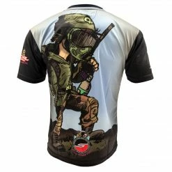 Social Paintball Grit Dry-Wick Shirt, Weekend Warrior, Paintball Cartoon Series