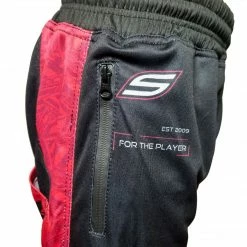 Valken Grit J1 Jogger Pants, Black Red Apparels