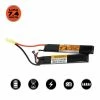 Valken Lipo 7.4v 2500mAh 15/25C Split (Small Tamiya) Batteries