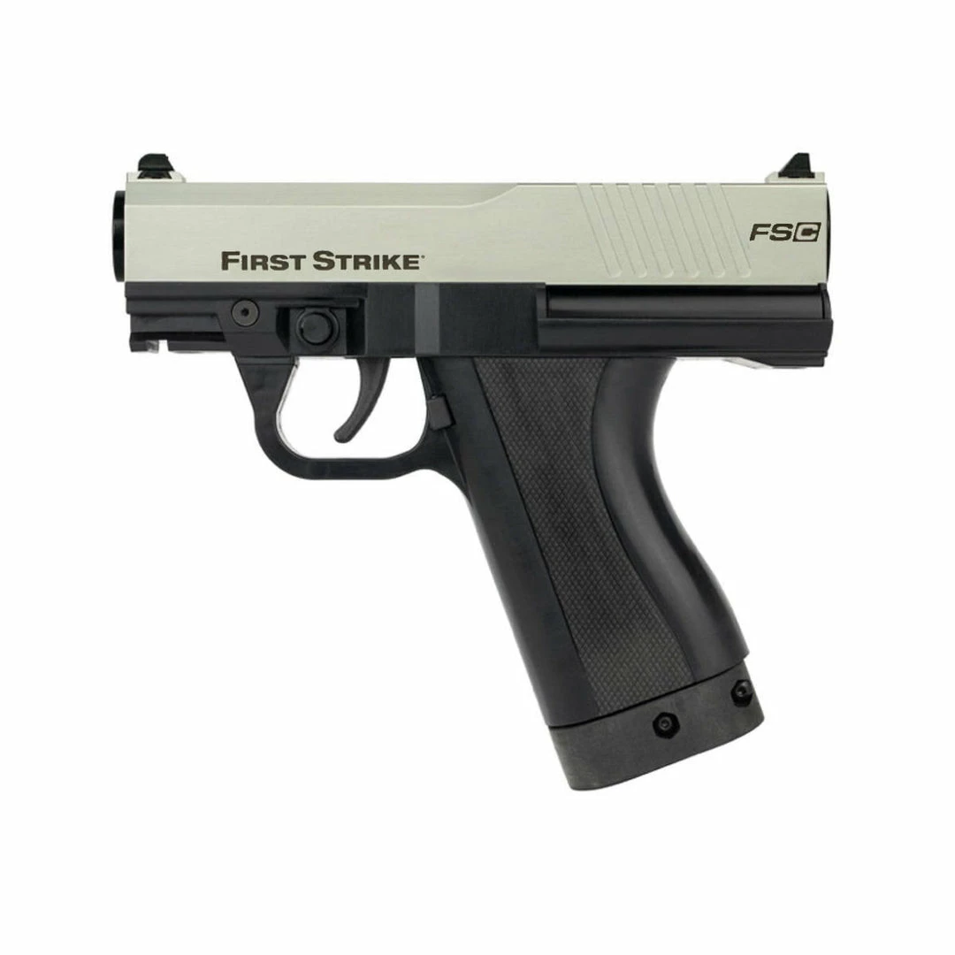 First Strike FSC Compact Paintball Pistol With 2 Mags - Silver