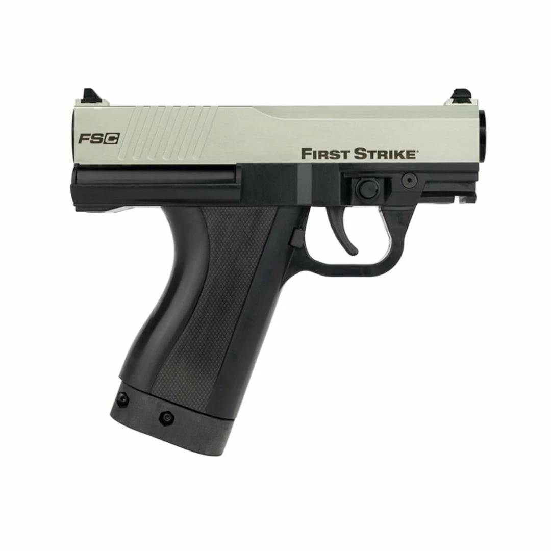 First Strike FSC Compact Paintball Pistol With 2 Mags - Silver