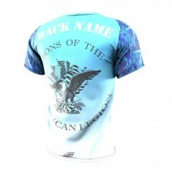 Social Paintball 2018 Sons Of The American Legion Team Defiance Custom Charity Grit Dry-Wick Shirt