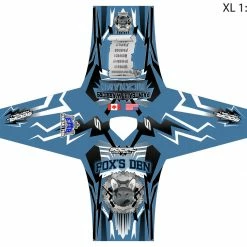 Social Paintball Fox’s Den Unpadded SMPL Jersey, Blue