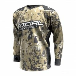 Social Paintball Grunge Camo Tan SMPL Paintball Jersey