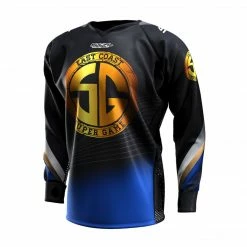 Social Paintball 2018 East Coast SuperGame Custom Event SMPL Jersey, Blue Team
