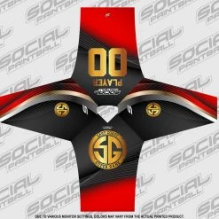 Social Paintball 2018 East Coast SuperGame Custom Event SMPL Jersey, Red Team
