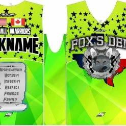 Social Paintball Fox’s Den Sleeveless Jersey, Texas Slime