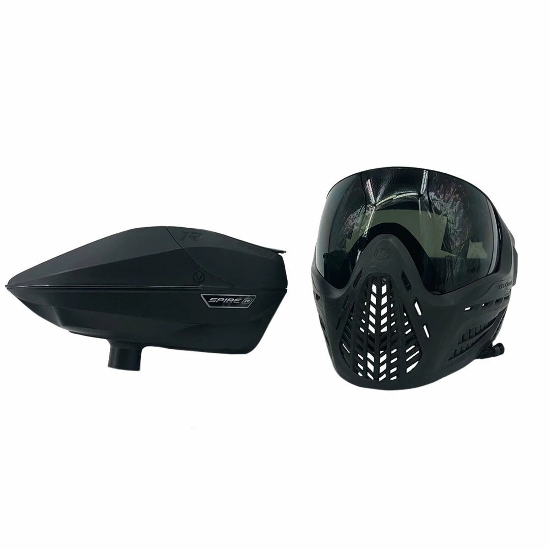 Virtue Vio Ascend & Spire Loader Goggle Combo - Black
