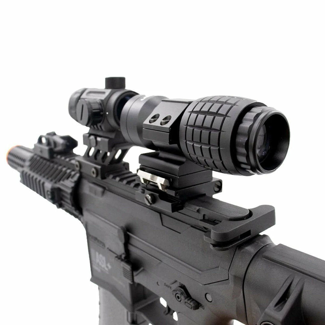 Valken 3x Magnifier Scope With Universal Flip-to-Side Mount