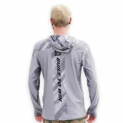 VIRTUE DRYFIT PROFORMANCE HOODED JERSEY - GRAPHIC GRAY