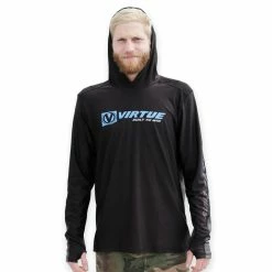 VIRTUE DRYFIT PROFORMANCE HOODED JERSEY - BLACK