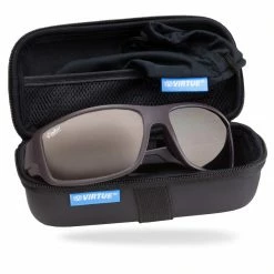Lens VIRTUE V-GUARD POLARIZED SUNGLASSES - BLACK MIRROR