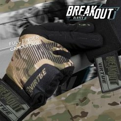 VIRTUE BREAKOUT GLOVES - RIPSTOP FULL FINGER - CAMO