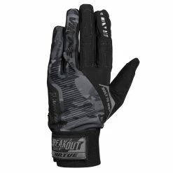 VIRTUE BREAKOUT GLOVES - RIPSTOP FULL FINGER - BLACK CAMO