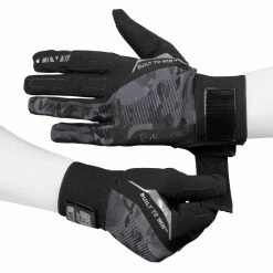 VIRTUE BREAKOUT GLOVES - RIPSTOP FULL FINGER - BLACK CAMO