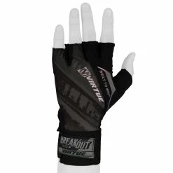 VIRTUE MESH BREAKOUT GLOVES - HALF FINGER - GRAPHIC BLACK