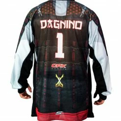 Social Paintball 2017 CPX Living Legends 10 Custom Event SMPL Jersey, Gold Red