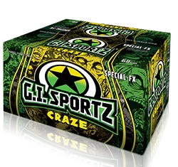 G.I. Sportz GI Sportz Craze Glow In The Dark .68 Cal Paintballs - 2000 Paintballs
