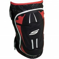 Valken Grit Knee Pads, Black Red Knee Protection Pads