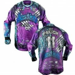 Social Paintball Destiny Paintball Full Padded Flex Jersey, Purple 2017