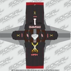 Social Paintball 2017 CPX Living Legends 10 Custom Event SMPL Jersey, Gold Red