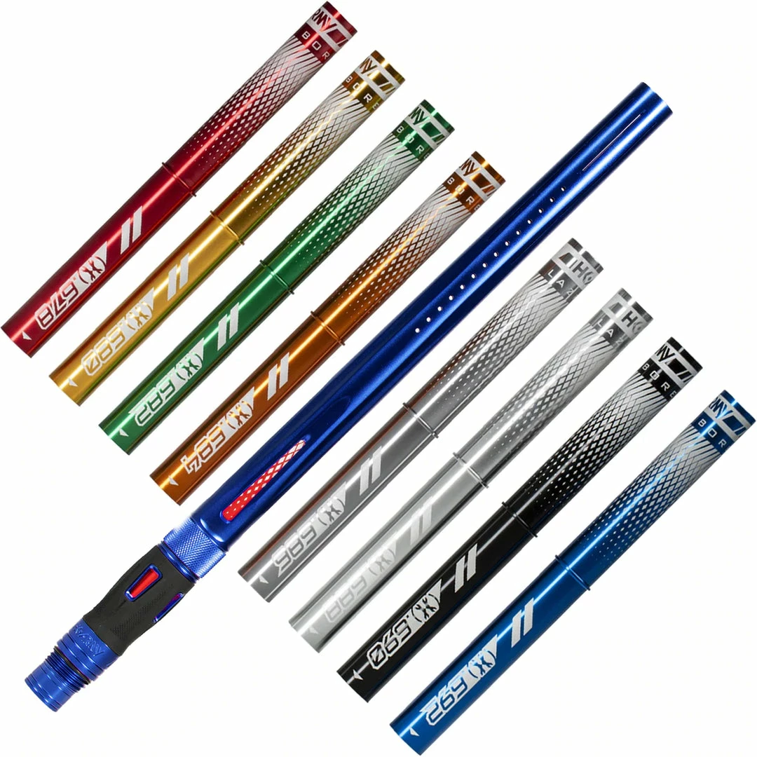 HK Army LAZR BARREL KIT - DUST BLUE - COLORED INSERTS - LUXE THREADS