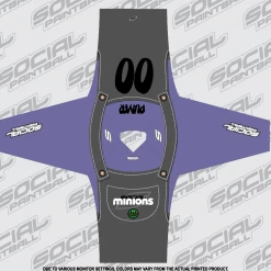 Social Paintball 2018 Minions Paintball, Evil Purple, Custom Event SMPL Jersey