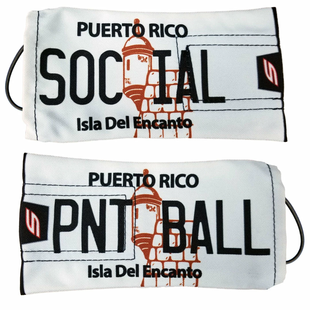 Valken Barrel Covers Barrel Cover, Puerto Rico “Classic White” License Plate