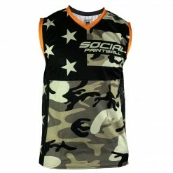 Valken Grit Sleeveless Jersey, American Camo