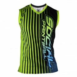Valken Grit Sleeveless Jersey, Slime Green Blue