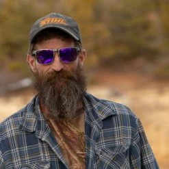 VIRTUE V-INERTIA POLARIZED SUNGLASSES - GUNMETAL AMETHYST Lens